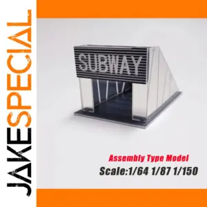 Modern 1/64, 1/87, 1/150 Miniature Subway Entrance