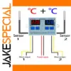 Dual LED Digital Temperature Controller for HVAC Systems