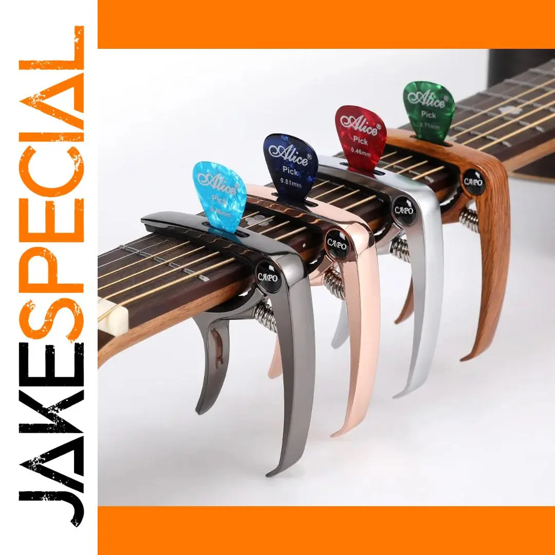 Metal Guitar Capo for Electric & Acoustic Guitars 1 Metal Guitar Capo for Electric & Acoustic Guitars