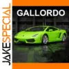 Vibrant Lime Green Lamborghini Gallardo Model