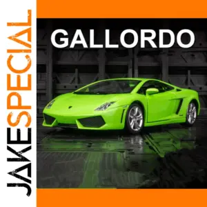 Vibrant Lime Green Lamborghini Gallardo Model