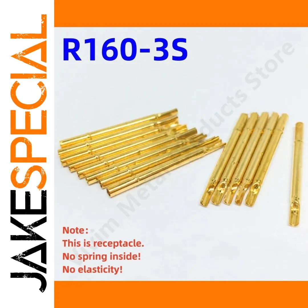 Gold Brass Test Receptacle Set for Electronics 1 Gold Brass Test Receptacle Set for Electronics