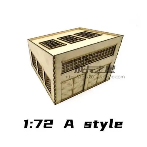 Miniature Wooden Tank Warehouse Set for Dioramas 6 Miniature Wooden Tank Warehouse Set for Dioramas - Image 6