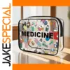 Colorful Medical Cosmetic Bag with Multiple Compartments