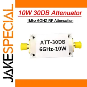 30dB RF Attenuator 0-6 GHz for Spectrum Analysis