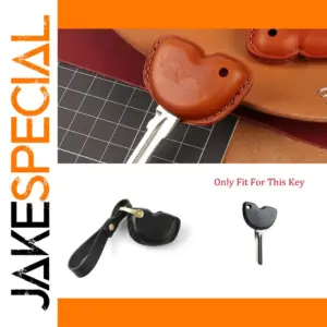 Vespa Key Case Cover in Leather Heart Shape