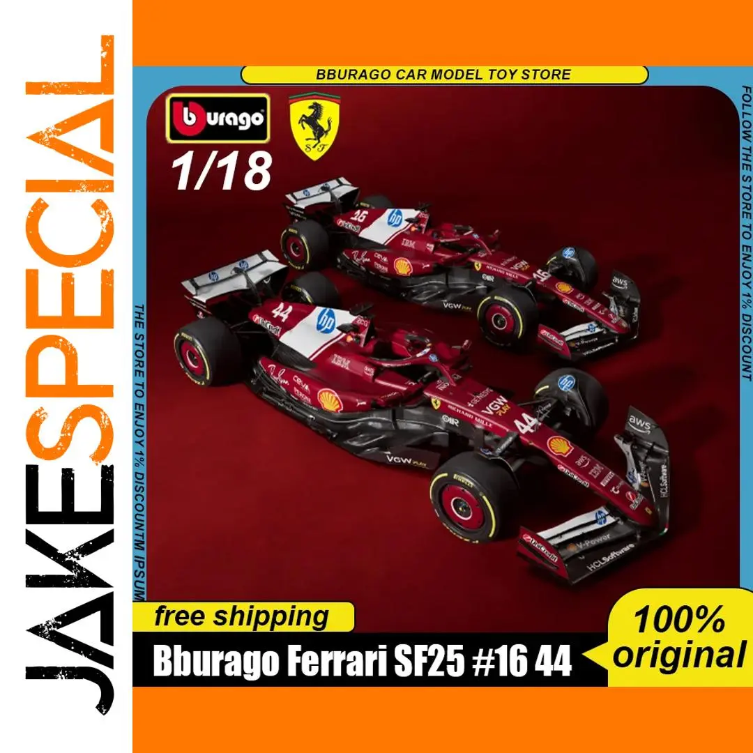 Ferrari SF-25/F 1:18 Diecast Model by Bburago 1 Ferrari SF-25/F 1:18 Diecast Model by Bburago