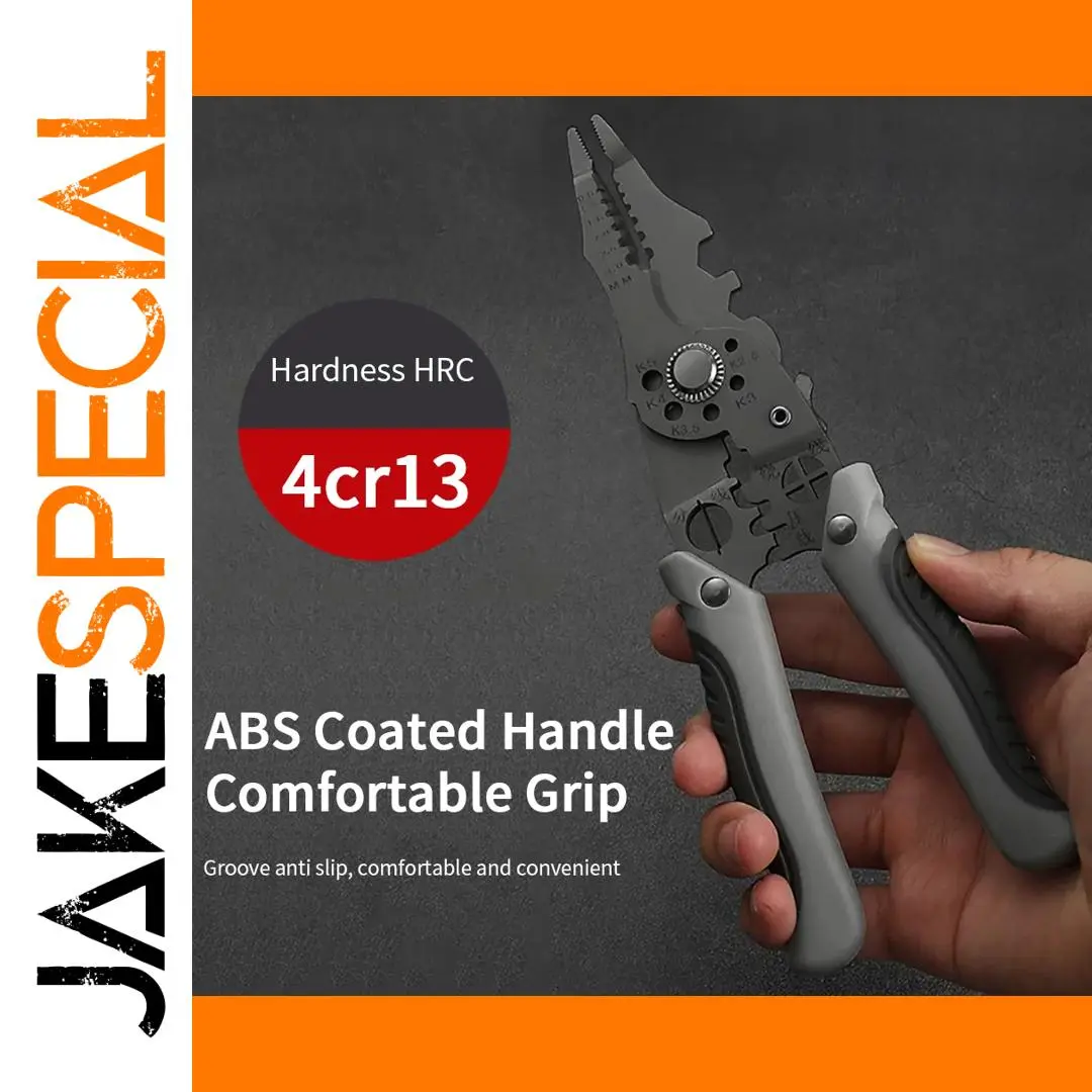 21-In-1 Stainless Steel Wire Stripping Pliers 1 21-In-1 Stainless Steel Wire Stripping Pliers