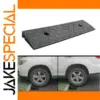 Durable Black Plastic Kerb Ramp for Safety