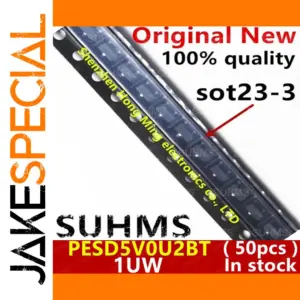 Set of 50 PESD5V0U2BT SOT23-3 Protection ICs