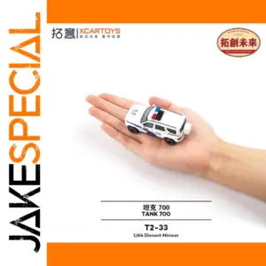 1/64 Scale Diecast Police Car Model