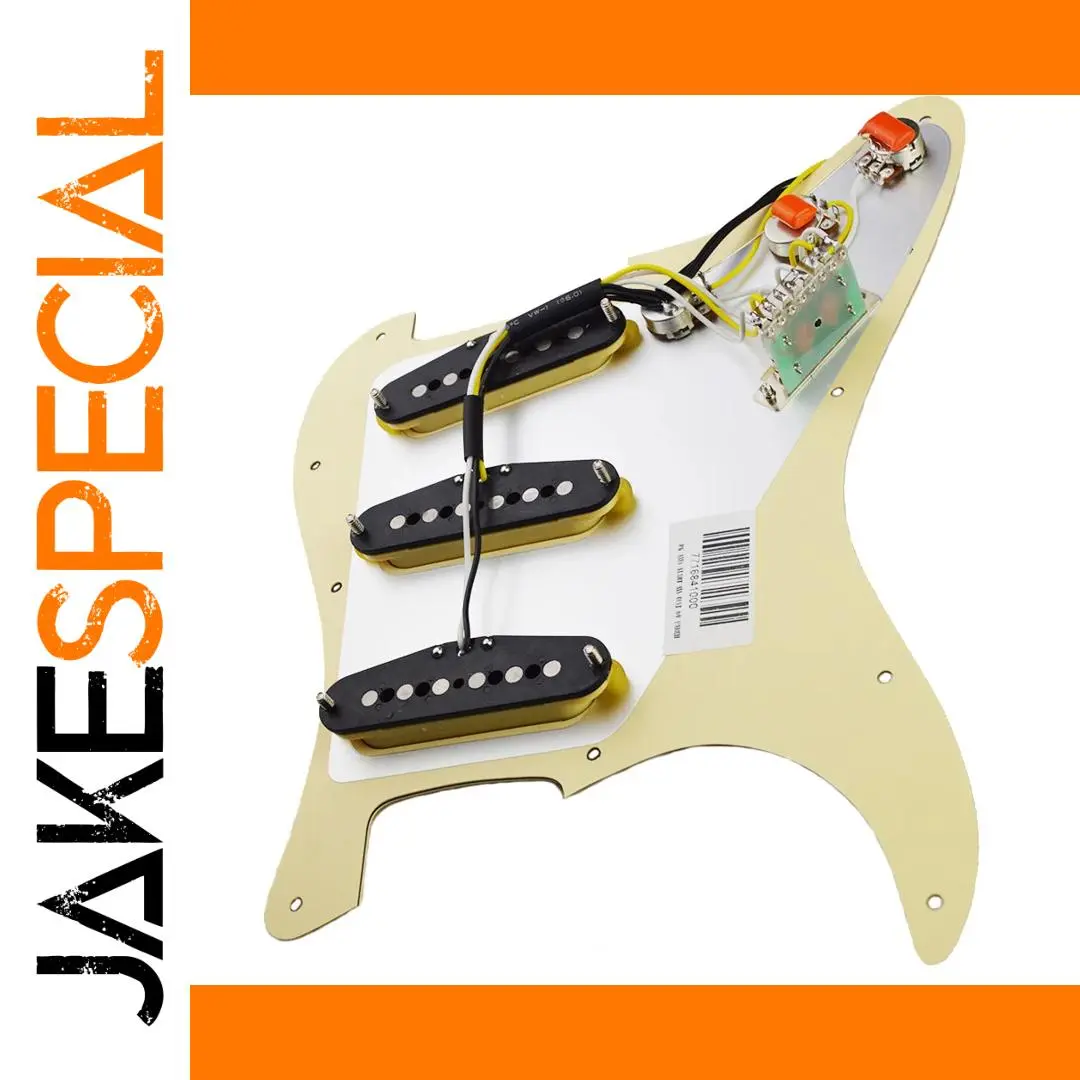 Vintage '69 Strat Pickguard with Three Single-Coil Pickups 1 Vintage '69 Strat Pickguard with Three Single-Coil Pickups