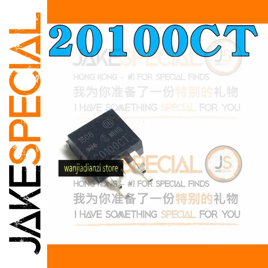 Set of 5 B20100 Schottky Rectifier Diodes 1 Set of 5 B20100 Schottky Rectifier Diodes