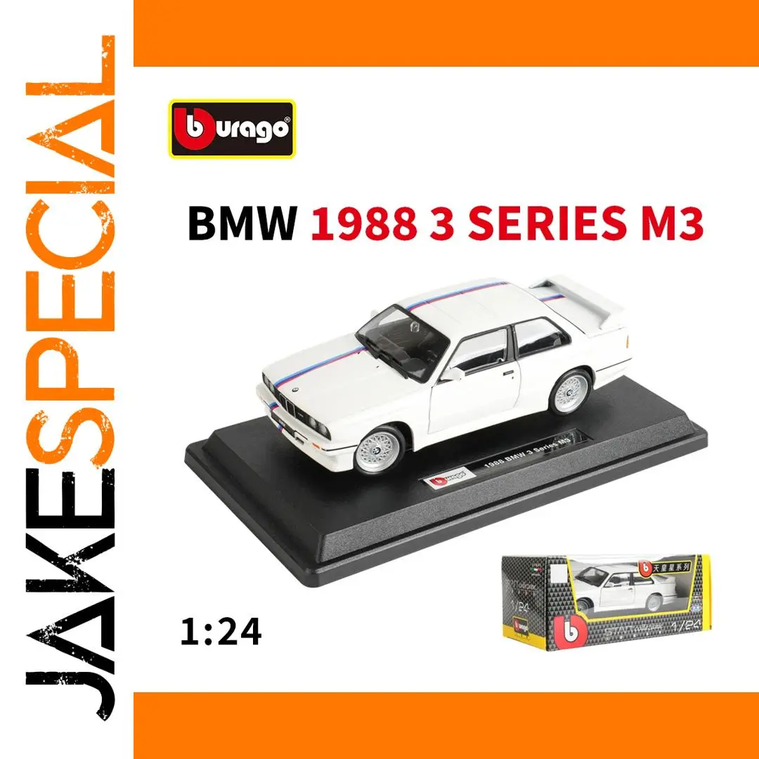 1988 BMW M3 E30 Die-Cast Model 1:24 Scale 1 1988 BMW M3 E30 Die-Cast Model 1:24 Scale
