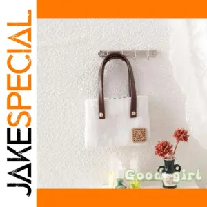 Miniature Dollhouse Canvas Shoulder Bag for Dolls