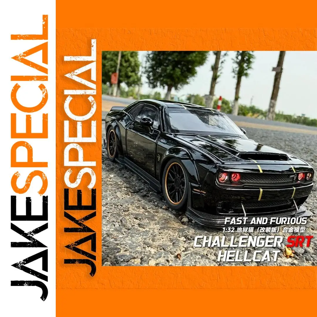 1:32 Dodge Hellcat Scale Model Car 1 1:32 Dodge Hellcat Scale Model Car