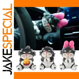 Plush Cat Car Ornament - Multi Colors