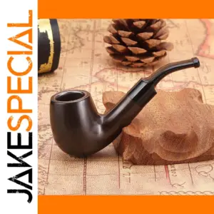 Vintage Resin Tobacco Pipe with Matte Finish