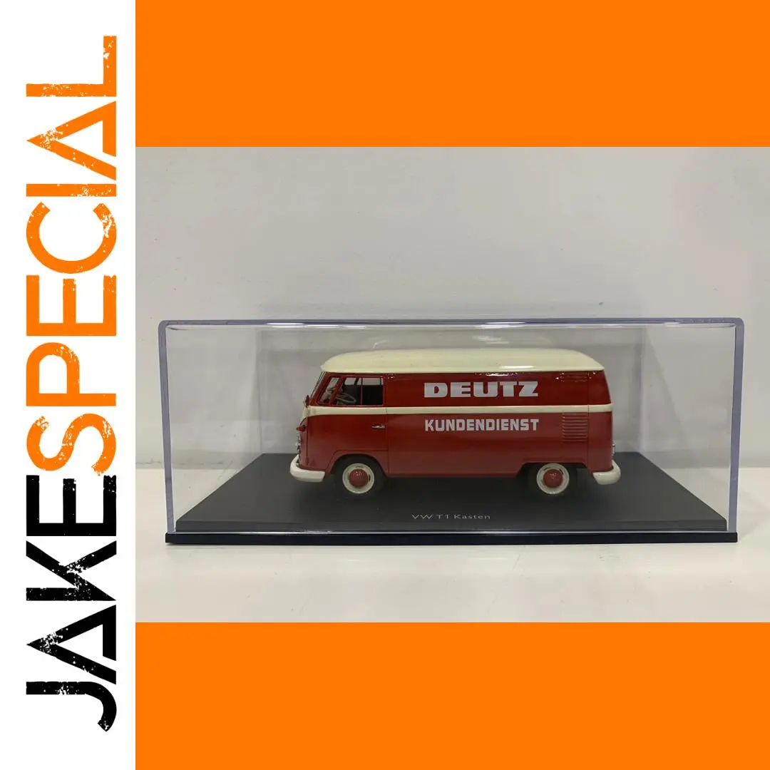Red Volkswagen T1 Diecast Model 1:32 Scale 1 Red Volkswagen T1 Diecast Model 1:32 Scale