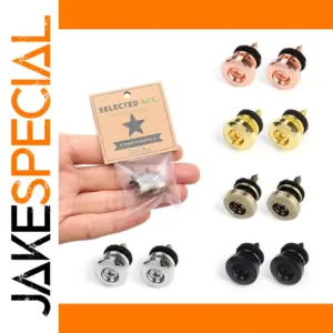 Stylish Metal Guitar Strap Locks for Secure Play