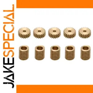 Brass RC Tank Gear Set 20:1 Reduction Ratio