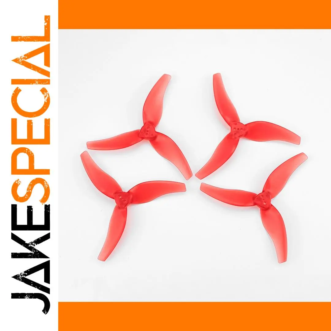 Red Propeller Set for Hawk Apex 3.5-inch Drone 1 Red Propeller Set for Hawk Apex 3.5-inch Drone