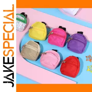Mini Backpack Keychain in Bright Colors