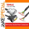 RS232 Serial Port Connector Cable, 9/15/25/37 Pins