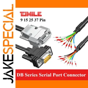 RS232 Serial Port Connector Cable, 9/15/25/37 Pins