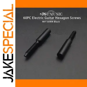 60 Black Locking Guitar Screws for Floyd Rose