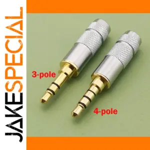Professional 3.5mm Audio Plug Connector for DIY Projects