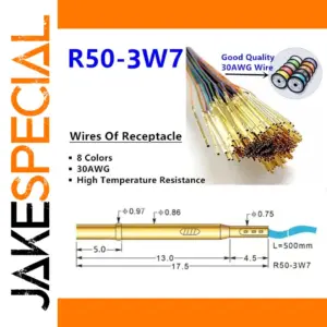High-Temp Spring Test Probe Receptacle Set (200 pcs)