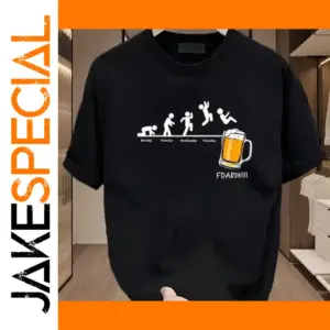 Weekend Countdown Graphic T-shirt for Adults