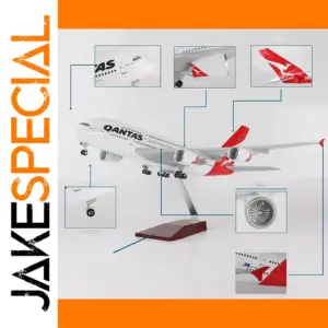 Qantas Airbus A380 1/160 Scale Model