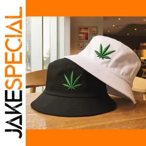 Unisex Cotton-Polyester Embroidered Bucket Hat
