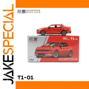 Red Alloy Diecast Car Model 1:64 Scale