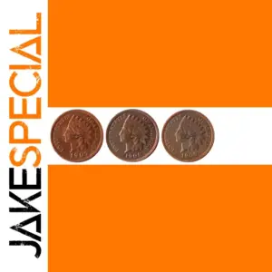 Vintage US Indian Head Cent Replica Coins Set