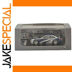 BMW M3 GTR E46 Blue Metallic Diecast Model