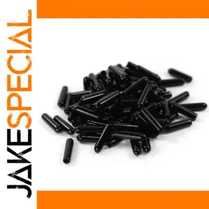 Black Rubber Covers for Alligator Clips Set of 100