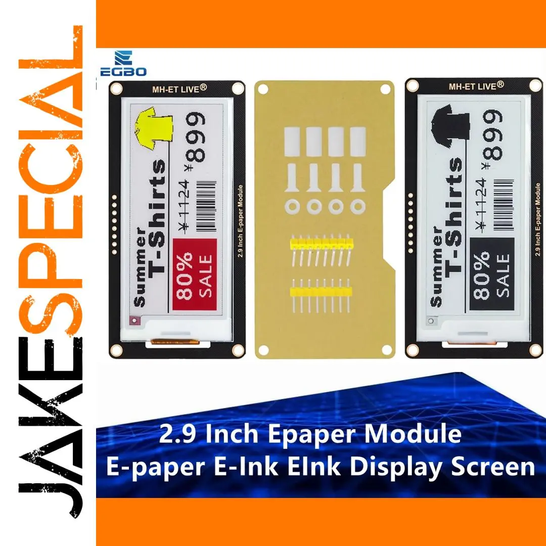 2.9-Inch E-Ink Display Module 296×128 Pixels 1 2.9-Inch E-Ink Display Module 296×128 Pixels