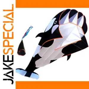 Vibrant 2.2m Whale/Dolphin Outdoor Kite