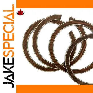 Rosewood Guitar Rosette Sound Hole Decals Set