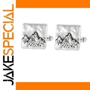 Men's Retro Mountain Cufflinks in Three Colors
