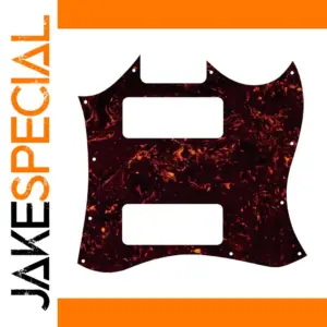 Fiery Lava Marbled Pickguard for Epiphone G310 SG