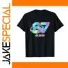 Vibrant Rainbow '67' Graphic T-Shirt