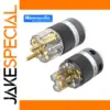 Gold-Plated Audio Power Connectors Set for High-End Systems