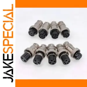 GX16 Female Plug Connector 2-10 Pins