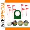 Nine-Piece Golf Putting Cup Set with Flags
