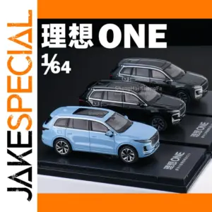 1:64 Scale Diecast SUV Model in Three Finishes