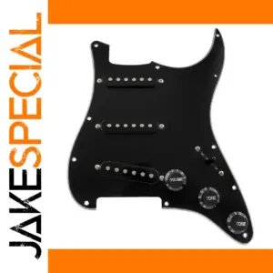 Pre-Wired Strat Pickguard with Ceramic Pickups
